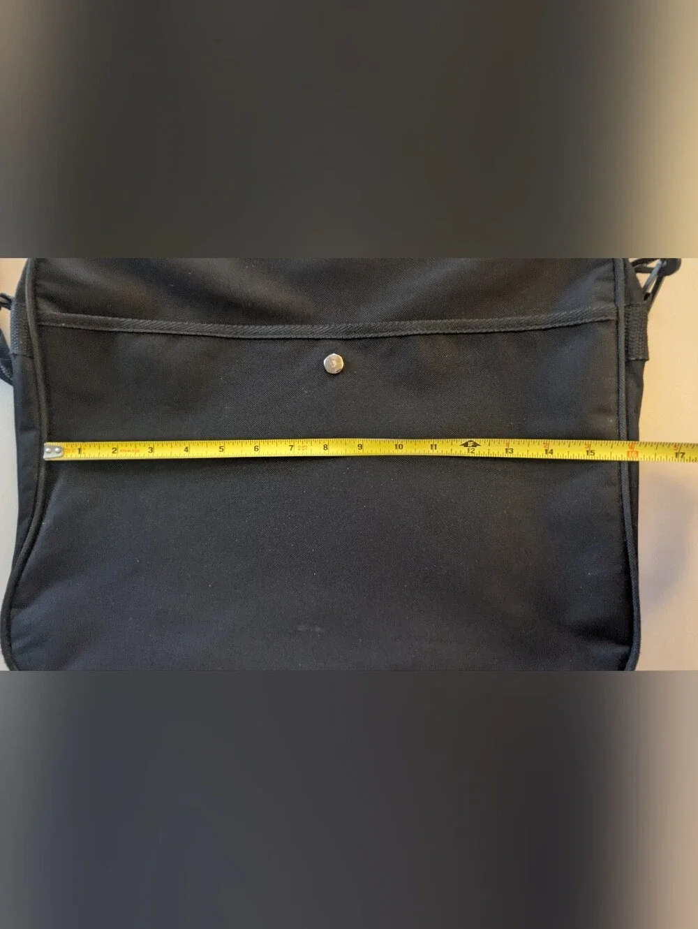 Vintage CENTRIXX Classic Black Canvas Messenger Shoulder Bag 16